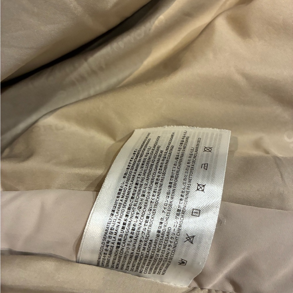 Orolay Light Tan Puffer Jacket Quilted Insulated Size Small - Picture 8 of 11